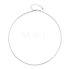 2MM Round Brass Chain Necklace Making KK-P354-02P-1