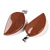 Synthetic Goldstone Pendants GG-CBACB71-05P-12-2