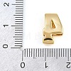 Number 4 Brass Beads KK-B167-B167-26G-04-3