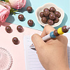 30Pcs Round Silicone Beads SIL-SZ0004-23A-7