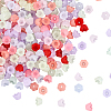 600Pcs Transparent Acrylic Bead Caps FACR-SP0001-01-1