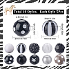 50Pcs 10 Style Halloween Theme Acrylic Beads SACR-SC0001-20-2