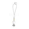 Tree of Life Alloy Pendant Decorations HJEW-JM04556-2