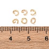 Brass Open Jump Rings KK-G604-08G-14-3