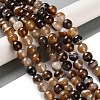 Natural Striped Agate/Banded Agate Beads Strands G-Z060-A01-B10-2