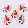 Alloy Enamel Pendants ENAM-B027-01G-01-1