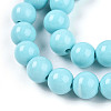 Synthetic Turquoise Beads Strands G-A255-A04-02B-3