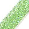 Electroplate Glass Beads Strands X1-EGLA-A034-T6mm-L17-1