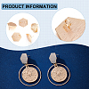 12Pcs Brass Stud Earring Findings KK-BC0010-91-4