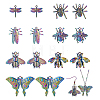 14Pcs 7 Style Plated Alloy Pendants FIND-CA0005-70-1
