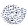 Electroplate Glass Beads Strands EGLA-Q084-12mm-11-3