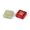 Baking Paint Transparent Glass Beads DGLA-N018-13-2