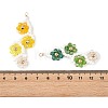 Baking Paint Glass Seed Beaded Big Pendants PALLOY-MZ01393-3