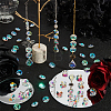 100Pcs Octagon Sew on Glass Rhinestone GLAA-SP0001-82A-01-4