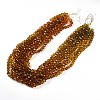 Baking Paint Transparent Glass Beads X1-DGLA-A035-T10mm-A05-2