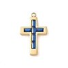 304 Stainless Steel Rhinestone Pendants STAS-L022-085G-11-1