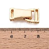 Brass Magnetic Fold Over Clasps KK-Q074-16G-3