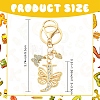 Alloy Rhinestone & Iron Keychain KEYC-YW00279-05-2