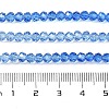 Transparent Painted Glass Beads Strands X1-DGLA-A034-T4mm-A01-3