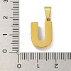 Ion Plating(IP) 304 Stainless Steel Pendants STAS-U024-01U-3