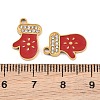 Christmas 304 Stainless Steel Enamel Pendants SA-CBA85C0-02J-G-3