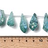 Electroplated Natural Quartz Crystal Beads Strands G-G890-A-11-4