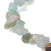 Natural Flower Amazonite Chip Beaded Stretch Bracelets for Women Men BJEW-JB10665-01-3