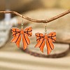 Acrylic Bowknot Dangle Earrings FS-WGE9DF7-05-1