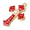 Alloy Enamel Pendants KK-K427-53G-1-2