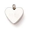 304 Stainless Steel Charms STAS-I165-05P-03-3