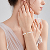 8Pcs Rack Plating Brass Micro Pave Clear Cubic Zirconia Pendants KK-BBC0029-15-6