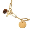 304 Stainless Steel Charm Bracelets BJEW-JB12821-2
