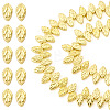 130Pcs 2 Strands Electroplate Glass Beads Strands EGLA-TA0013-56A-1