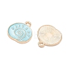 Alloy Enamel Pendants AL-CBAE435-12G-01-2