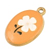 Printed 304 Stainless Steel Pendants SA-CBA7467-02A-G-2