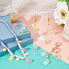   32Pcs 8 Style Transparent Resin Pendants RESI-PH0001-63-3