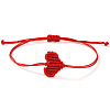 Adjustable Braided Polyester Cord Bracelets for Friendship and Couple X-VG5785-1-1