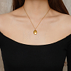 Vintage 304 Stainless Steel Photo Locket Pendant Necklaces for Couples Gift XG2800-2-2
