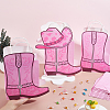 12Pcs 2 Styles Cowboy Boot Shape Paper Gift Tote Bags Kits ABAG-WH0083-013A-4