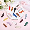 38Pcs 19 Styles PU Leather Zipper Pull Tabs FIND-ME0004-16-5