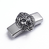 Retro 304 Stainless Steel Slide Charms/Slider Beads STAS-L243-025AS-1
