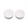 304 Stainless Steel Brooch Cabochon Settings STAS-E547-08L-P-2