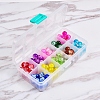 150Pcs 10 Colors Baking Painted Crackle Glass Bead Strands CCG-SZ0001-03-3