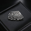 Alloy & Rhinestone Stud Earrings WG885AD-01-4