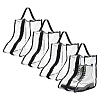 Clear PVC Plastic Shoes Storage Zipper Bags with Handles ABAG-WH0045-71A-1