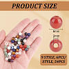 54pcs 9 Styles Natural Mixed Gemstone Beads G-OC0005-57-2