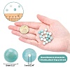 Round Natural Amazonite Bead Strands G-AR0001-64-2