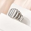 304 Stainless Steel Cuff Open Rings LS-STAS-H259-05P-1