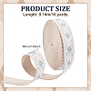 10Yards Vintage Jacquard Polyester Ribbon OCOR-ME0001-79B-2