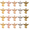 40Pcs 5 Colors Tibetan Style Alloy Pendants FIND-SC0016-64-1